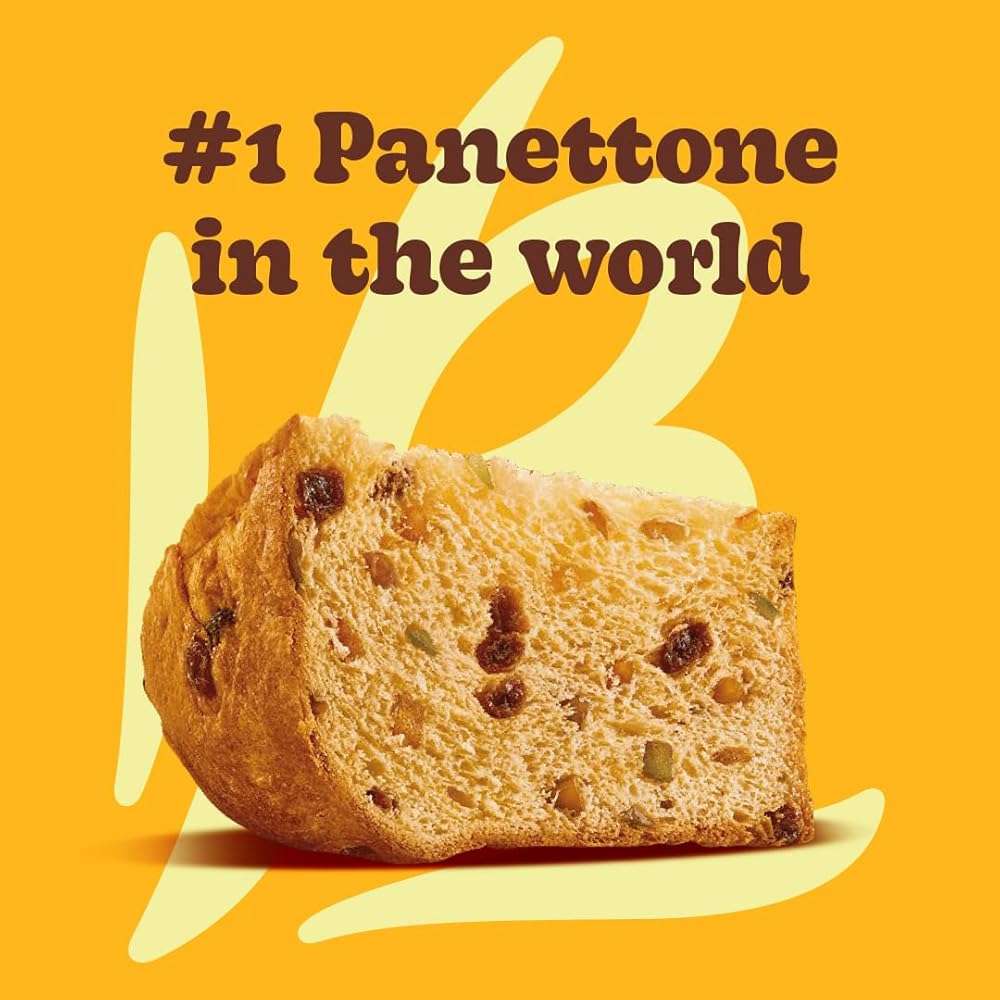 Bauducco Classic Panettone, 24.0 oz (Pack of 1) - Soft and Moist Bread with Candied Fruit and Raisins - Traditional Italian Slow Rise Dough Recipe - Image 7