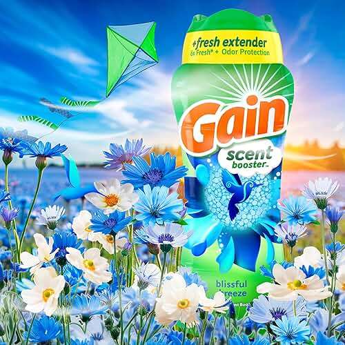 Gain In-Wash Laundry Scent Booster, Blissful Breeze Scent, 24.0 OZ, Fresh Extender + Odor Protection - Image 3