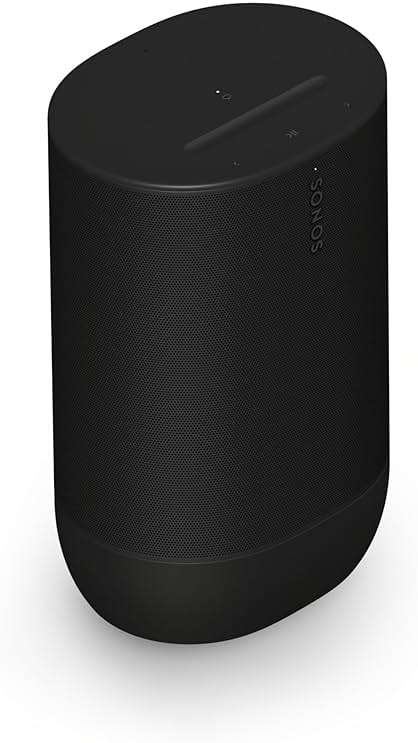 Sonos Move 2 - Black - Wireless Portable Bluetooth Speaker - Image 1