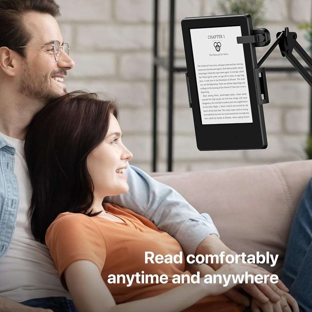 Sycelu RF Remote Control Page Turner for Kindle Paperwhite Accessories Ipad Reading Kobo Surface Comics/Novels Tablets Android Taking Photos Camera Video Recording Triggers(Black) - Image 4
