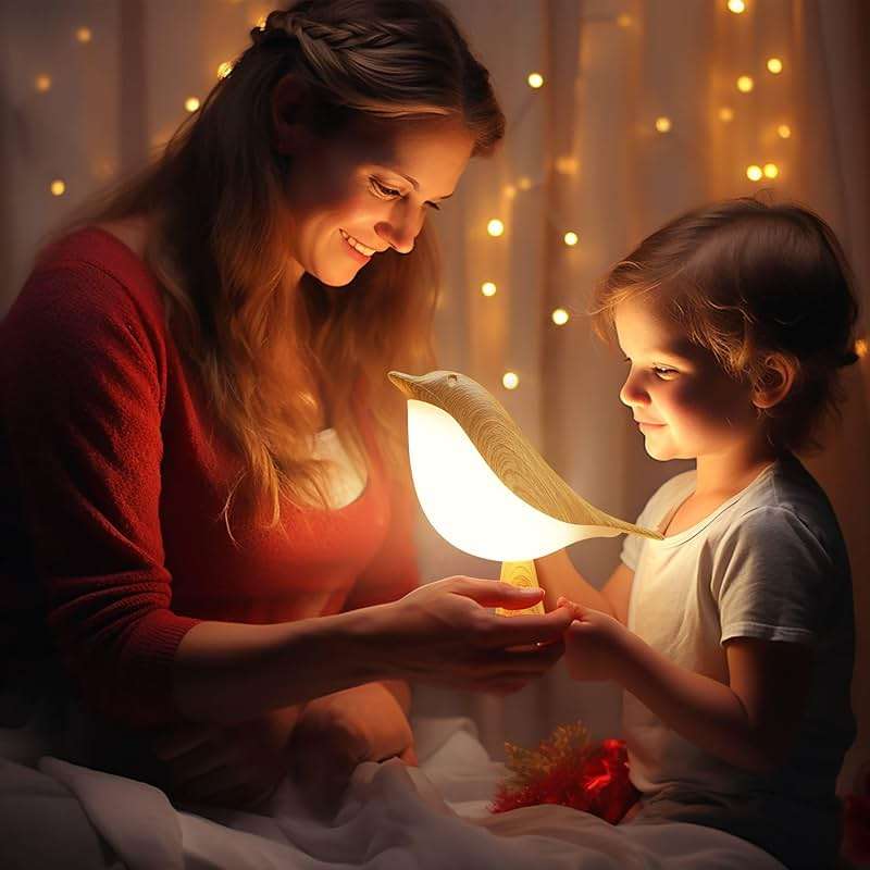 VViN 2 in 1 Small Desk Lamp, Bird Cordless Table Lamp with 3 Color Temperature Dimmer and Touch Sensor - Rechargeable Battery Night Light for Kids, Bedroom, Bedside, and Outdoor Use - Image 7