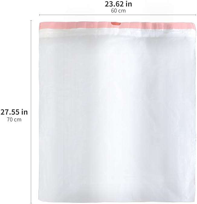 Fancial Ultra Strong Tall Kitchen Trash Bags, White,13 Gallon, 80 Count - Image 2