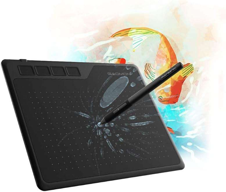 GAOMON S620 6.5 x 4 Inches Graphics Tablet with 8192 Passive Pen 4 Express Keys for Digital Drawing & OSU & Online Teaching-for Mac Windows Android OS - Image 2
