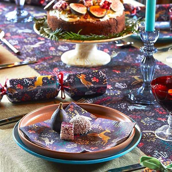 Talking Tables 20 x Truly Magical Recyclable Christmas Napkins for Decoupage | Enchanting Winter Wonderland Xmas Disposable Serviettes | Perfect for Holiday and Christmas Season | 13 x 13 Inches - Image 5