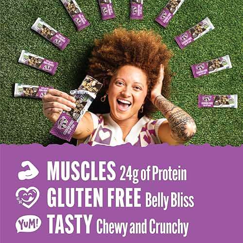 Lenny & Larry's Cookie-fied BIG BAR – Cookies and Creme Vegan Protein Bars 12x90g – Healthy Snacks, 24g Plant Protein & 10g Prebiotic Fiber – Gluten-Free Power Bar & Vegan - Image 2