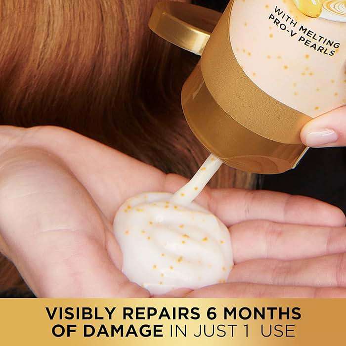 Pantene Miracle Rescue Deep Conditioner with Melting Pro-V Pearls - For Dry, Damaged, or Color-Treated Hair - Intense Moisture & Repair - 8.0 Oz - Image 9
