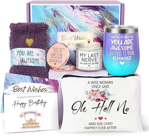 Birthday Gifts for Women, Best Friend Birthday Gifts, Gifts for Women, Happy Birthday Gifts Basket for Women, Friendship Gifts, Gifts for Friends Female Coworker Sister Mom Her Coffee Mug, Birthday - Image 1