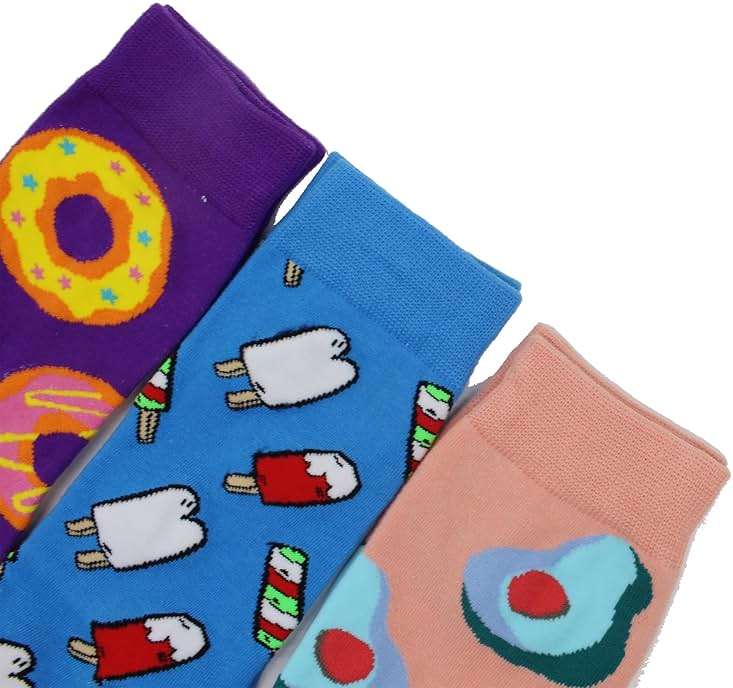 GLCMXMART Fun Socks for Women, Novelty Funny Crazy Cool funky Socks, Food Animal Cute Gifts for Women Girl - Image 4