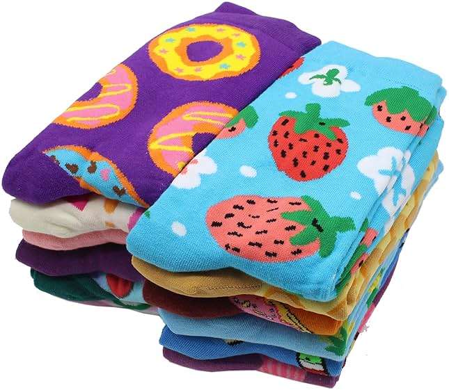 GLCMXMART Fun Socks for Women, Novelty Funny Crazy Cool funky Socks, Food Animal Cute Gifts for Women Girl - Image 5