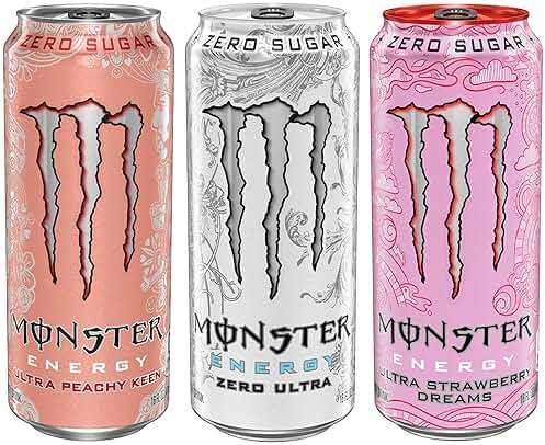 Monster Energy Ultra Variety Pack, PKZSD, Sugar Free Energy Drink, 16 Ounce | Pack of 15 - Image 4