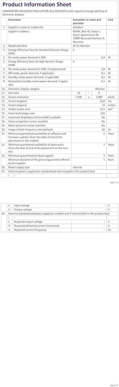 domyfan 14" Laptop Monitor Extender, FHD 1080P IPS Dual Laptop Screen Extender, HDMI/USB-A/Type-C Plug and Play for Windows, Mac, Chrome, Android, Xbox, Switch, PS5, Work with 13.3”-17” Laptops - Image 14