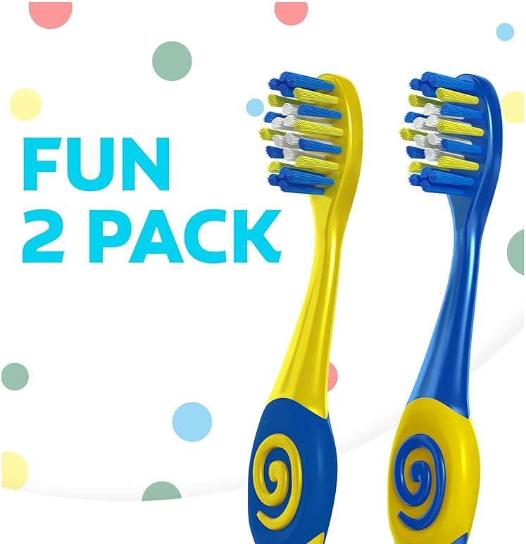 Colgate Bluey Extra Soft Toothbrush for Kids, Kids Toothbrush Pack with Built in Suction Cup Toothbrush Holder, Designed for Children Ages 2 and Up, Extra Soft Bristles, 2 Pack - Image 2