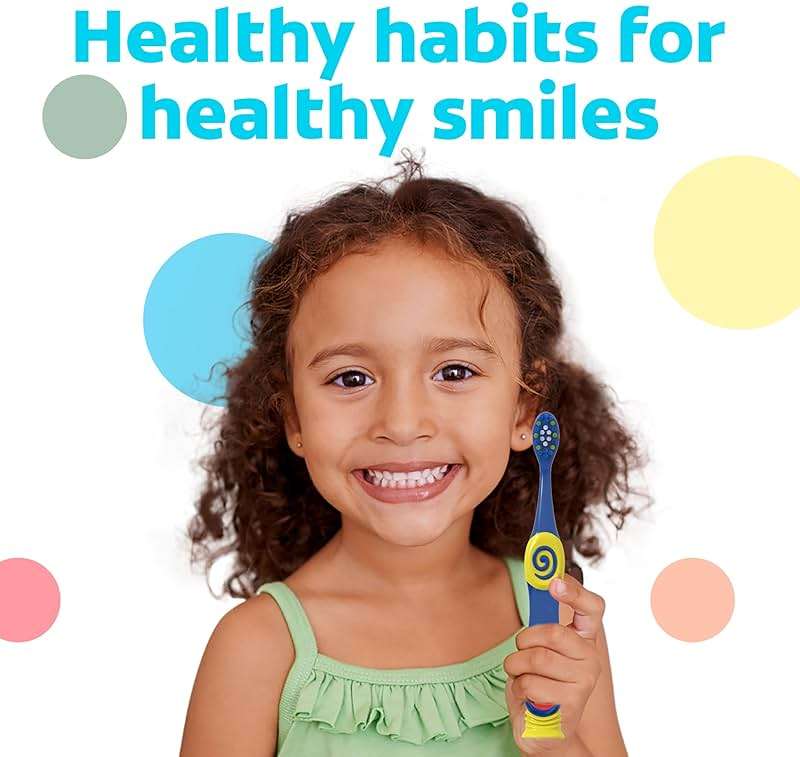 Colgate Bluey Extra Soft Toothbrush for Kids, Kids Toothbrush Pack with Built in Suction Cup Toothbrush Holder, Designed for Children Ages 2 and Up, Extra Soft Bristles, 2 Pack - Image 5