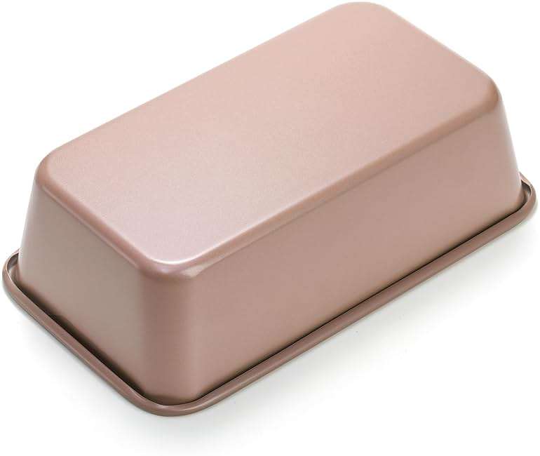 Elsjoy 4 Pack Non-Stick Loaf Pan, 9.5 x 5.5 Inch Champagne Bread Loaf Pans Carbon Steel Bread Tin Set for Baking, Metal Bakeware for Bread, Meatloaf, Cake - Image 5