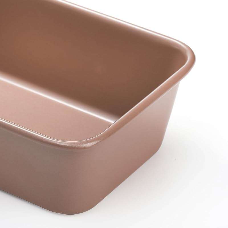 Elsjoy 4 Pack Non-Stick Loaf Pan, 9.5 x 5.5 Inch Champagne Bread Loaf Pans Carbon Steel Bread Tin Set for Baking, Metal Bakeware for Bread, Meatloaf, Cake - Image 6
