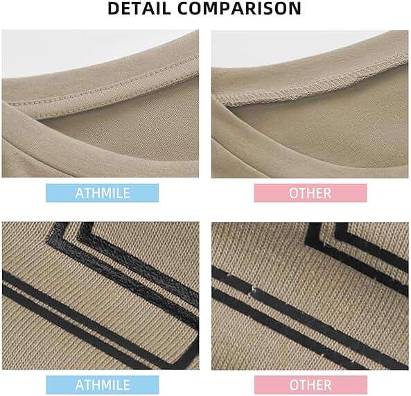 ATHMILE Womens Oversized T Shirts Casual Tee Workout Tops Gym Clothes Summer Loose Fit Short Sleeve Graphics Basic Y2K 2026 - Image 3