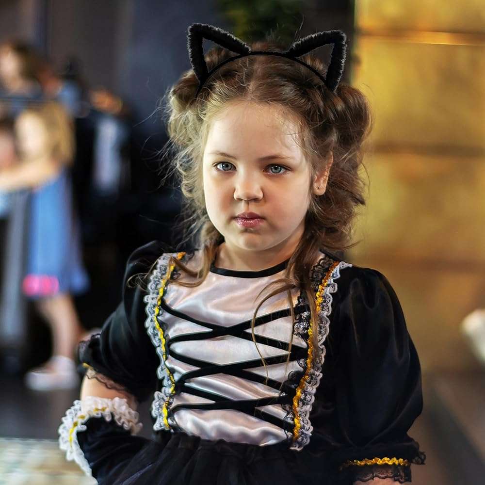 WHAVEL Cat Ears Headband for Women Cat Ear Headbands Party Supplies Hair Accessories for Women - Image 4