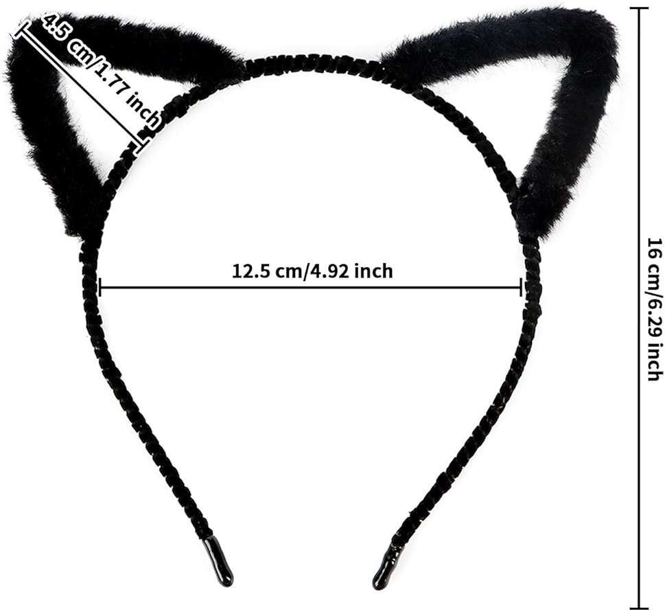 WHAVEL Cat Ears Headband for Women Cat Ear Headbands Party Supplies Hair Accessories for Women - Image 6