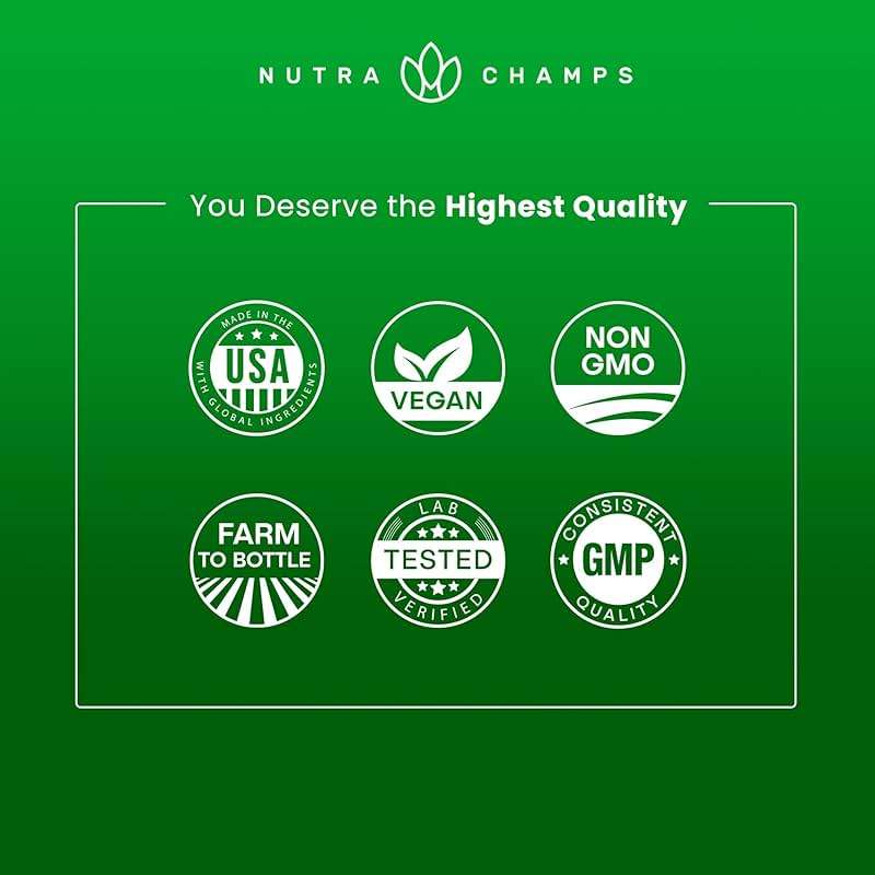 NutraChamps Super Greens Powder Premium Superfood | 20+ Organic Green Veggie Whole Foods | Wheat Grass, Spirulina, Chlorella | Antioxidant, Digestive Enzyme & Probiotic Blends (9.0 Oz, Unflavored) - Image 6