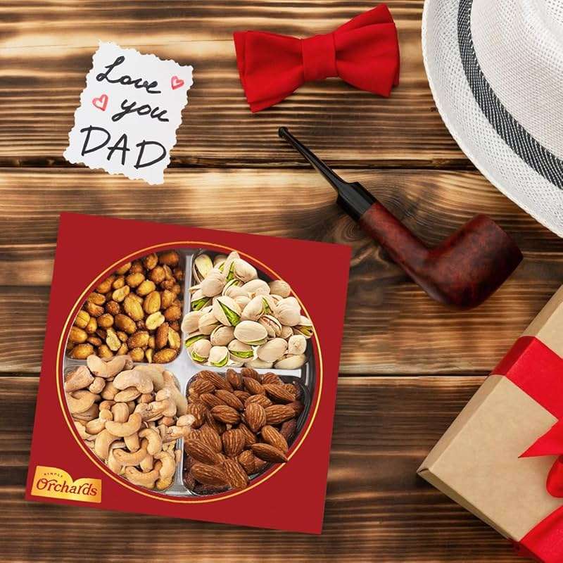 Father's Day Nuts gift Basket of Cravings Gourmet Nuts Collection, Premium Mixed Nut Gift Box, 4 Sectional Mothers Day Gift Basket. - Image 7