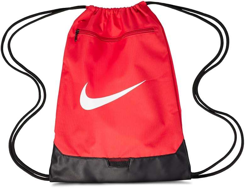 Nike Unisex Adult Gameday Brasilia 9.5 Training Drawstring Gym Sack, Bag, Backpack (18L) | Mens and Womens - Image 1