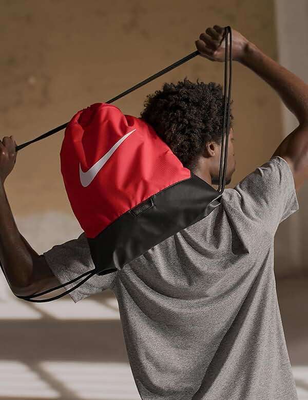 Nike Unisex Adult Gameday Brasilia 9.5 Training Drawstring Gym Sack, Bag, Backpack (18L) | Mens and Womens - Image 2