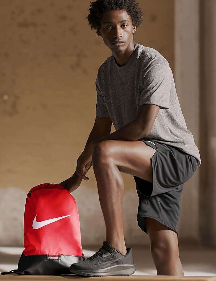 Nike Unisex Adult Gameday Brasilia 9.5 Training Drawstring Gym Sack, Bag, Backpack (18L) | Mens and Womens - Image 6