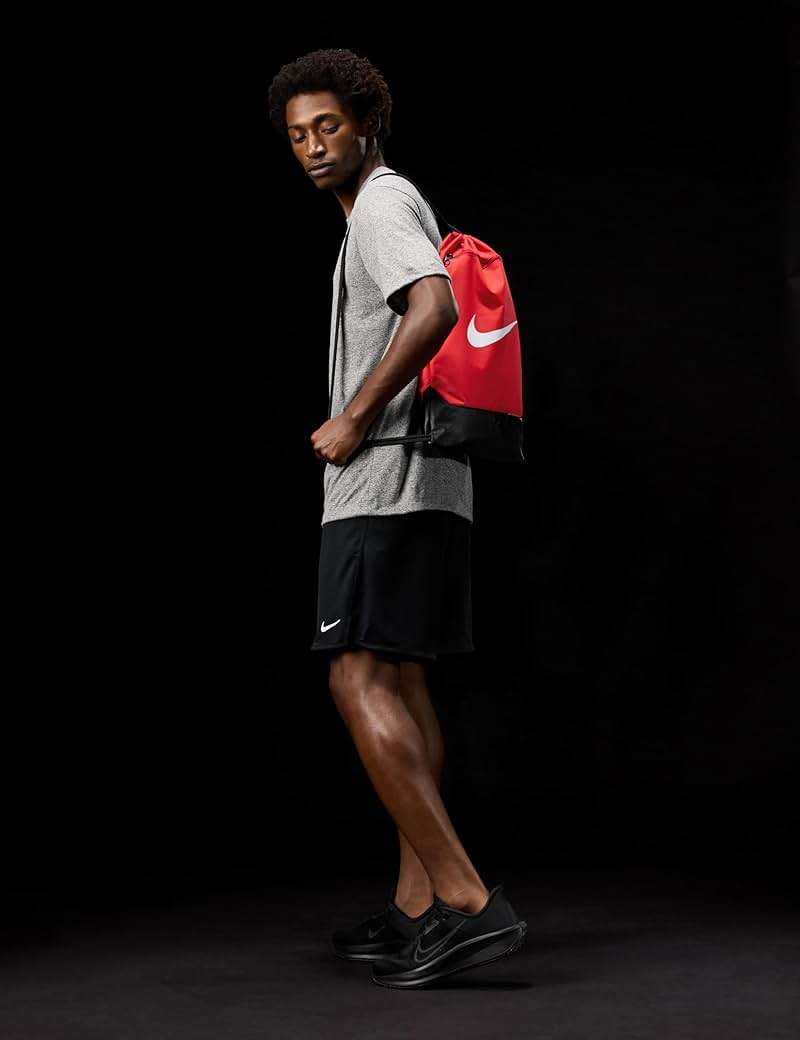 Nike Unisex Adult Gameday Brasilia 9.5 Training Drawstring Gym Sack, Bag, Backpack (18L) | Mens and Womens - Image 7