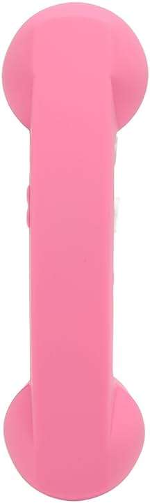 Retro Telephone Handset for Cell Phones - Comfortable Corded Receiver with Ergonomic Design for Clear Conversations (Pink) - Image 5
