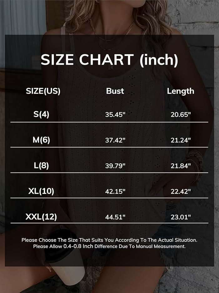 ATHMILE Women's Tank Tops Sleeveless Summer Top Spaghetti Strap Spring Shirt Loose Fit Beach Vacation 2026 Casual - Image 6