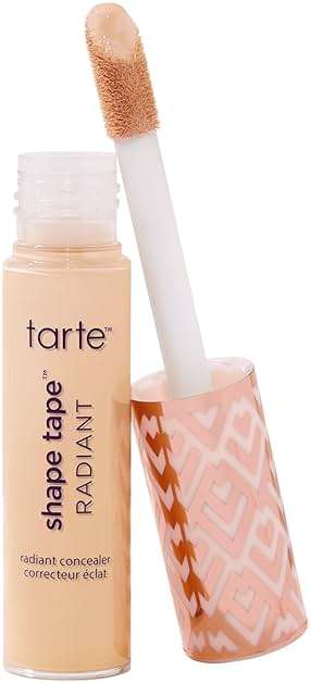 tarte shape tape radiant concealer – Medium-Coverage, Radiant Finish for Under Eye Concealer for Dark Circles, Fine Lines, Redness & Discoloration, Hydrating, Vegan, Cruelty Free - Image 1