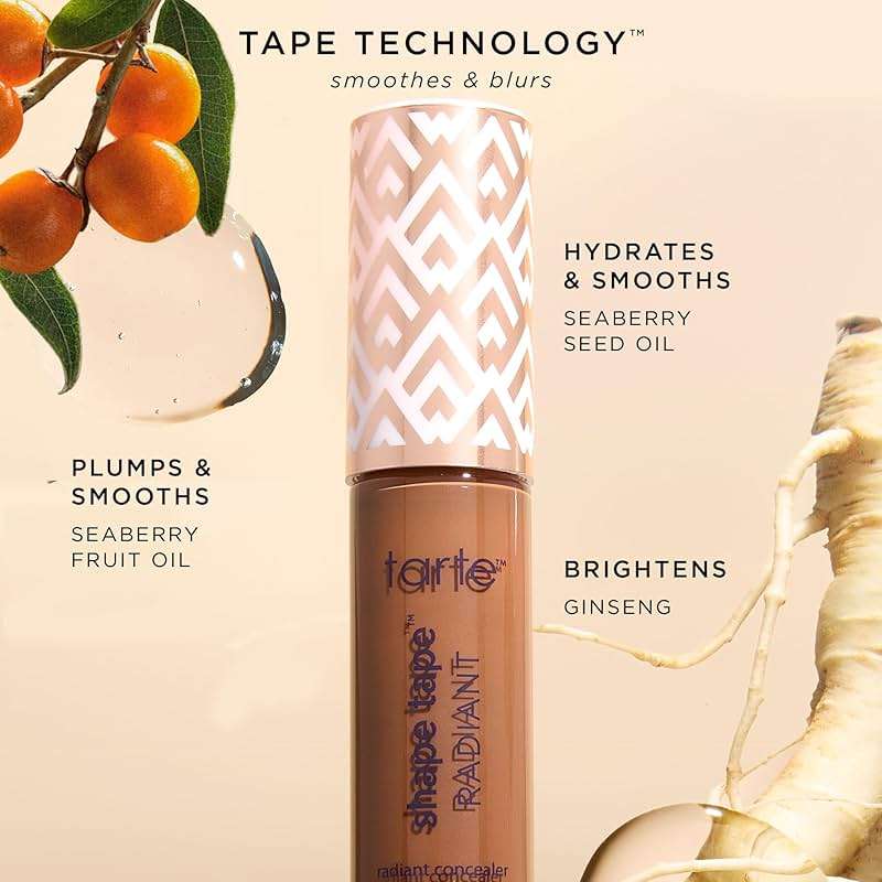 tarte shape tape radiant concealer – Medium-Coverage, Radiant Finish for Under Eye Concealer for Dark Circles, Fine Lines, Redness & Discoloration, Hydrating, Vegan, Cruelty Free - Image 8