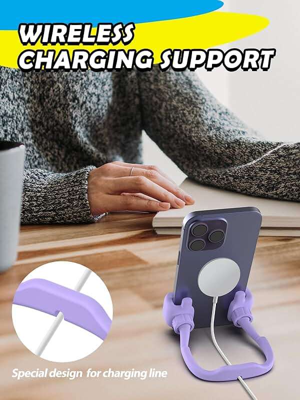 Graduation Gifts for Teens Girls Kids Cell Phone Stand: UPGRADE Adjustable Thumbs Up Lazy Phone Holder for Desk Fun Gadget Stocking Stuffers Teenager Boys Adult Wife Women Mom Tween Gift Trendy Stuff - Image 6