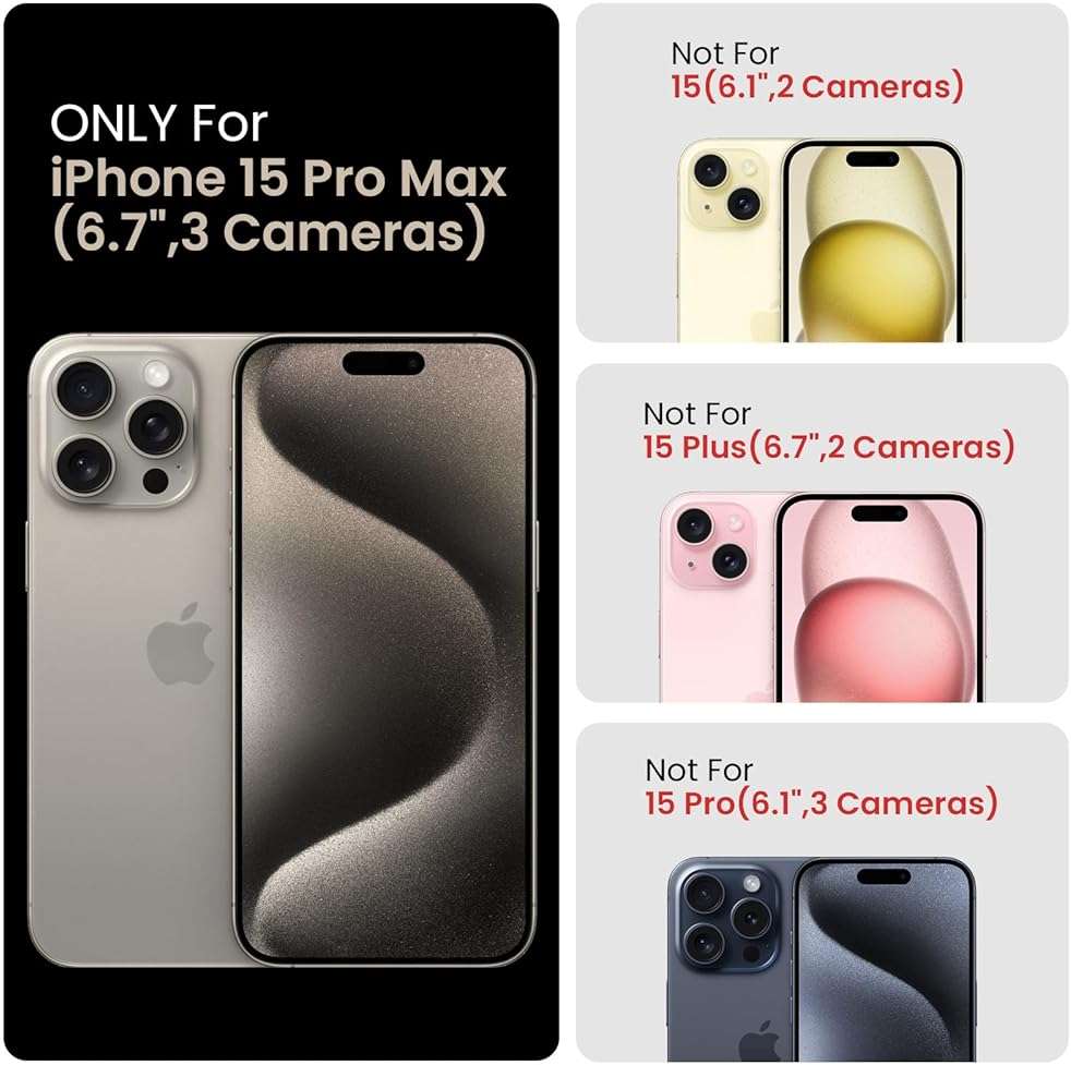 FireNova Designed for iPhone 15 Pro Max Case, Silicone Upgraded [Camera Protection] Phone Case, Soft Anti-Scratch Microfiber Lining Inside, 6.7 inch, Calke Green - Image 6