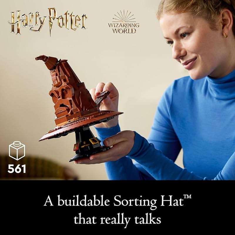 LEGO Harry Potter Talking Sorting Hat W/ 31 Voices - Harry Potter Building Set - Gift Idea for Adults, Women & Men, 18+ - 76429 - Image 2
