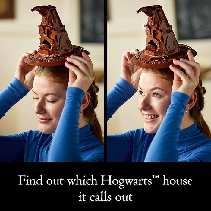 LEGO Harry Potter Talking Sorting Hat W/ 31 Voices - Harry Potter Building Set - Gift Idea for Adults, Women & Men, 18+ - 76429 - Image 4