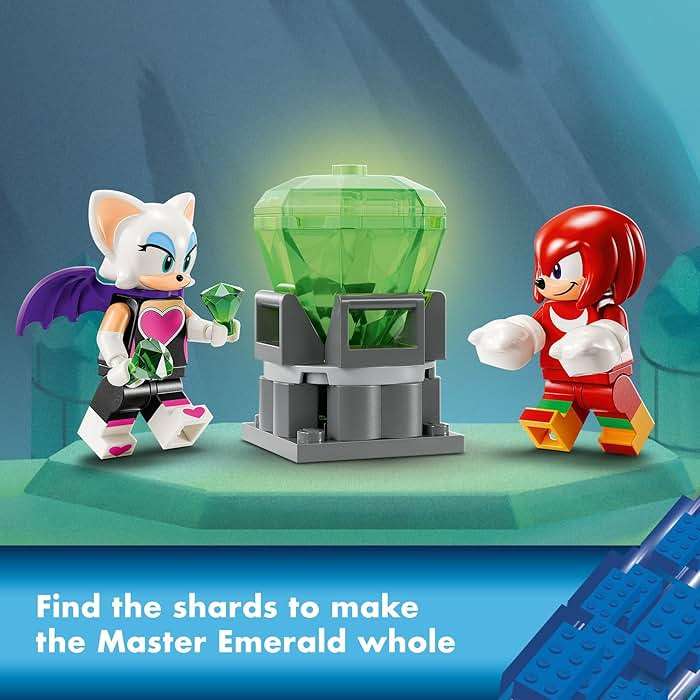 LEGO Sonic The Hedgehog Knuckles’ Guardian Mech Building Toy Set, Sonic Toy for Kids, Video Game Inspired Knuckles Action Figure with Master Emerald, Gaming Gift for 8 Year Old Boys and Girls, 76996 - Image 5
