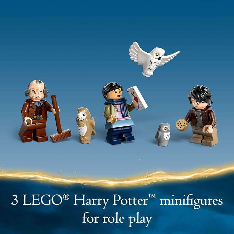 LEGO Harry Potter Hogwarts Castle Owlery Toy, Wizarding World Fantasy Toy for Girls and Boys, Harry Potter Castle Playset with 3 Characters, Birthday Gift Idea for Kids Ages 8 and Up, 76430 - Image 6