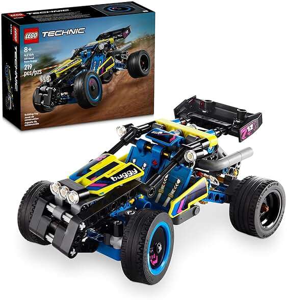 LEGO Technic Off-Road Race Buggy Toy Car - Building Set for Boys & Girls, Ages 8+ - Race Car W/Detailed Features - Gift for Birthdays - 42164 - Image 1