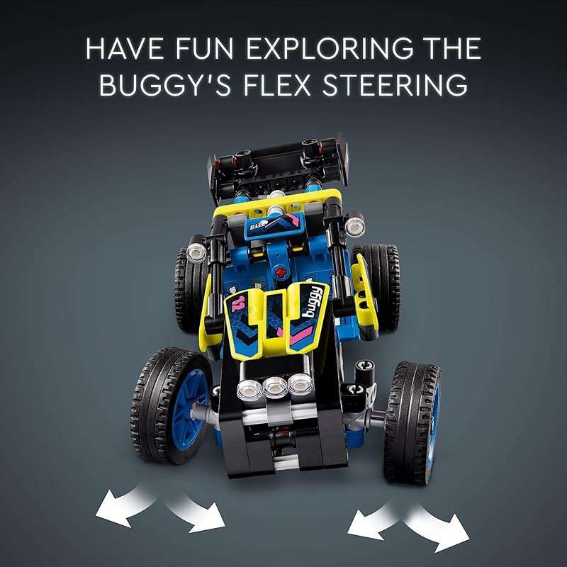 LEGO Technic Off-Road Race Buggy Toy Car - Building Set for Boys & Girls, Ages 8+ - Race Car W/Detailed Features - Gift for Birthdays - 42164 - Image 3