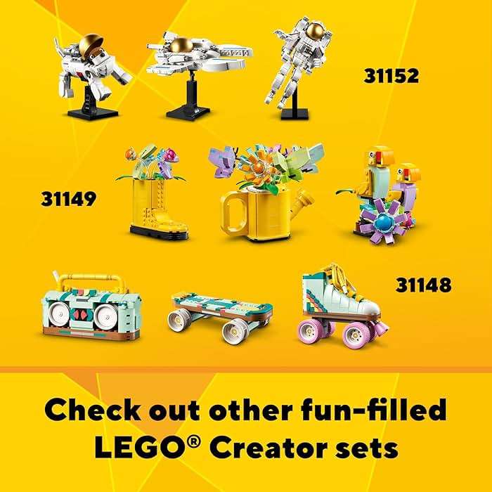 LEGO Creator 3 in 1 Retro Camera Toy, Transforms to Retro Video Camera or to TV Set, Photography Gift for Boys and Girls Ages 8 Years Old and Up Who Enjoy Creative Play, 31147 - Image 6