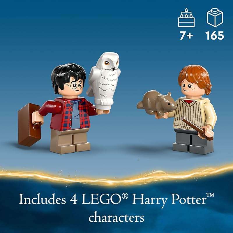 LEGO Harry Potter Flying Ford Anglia, Buildable Car Toy with 2 Minifigures for Role Play, Fantasy Playset for Kids, Harry Potter Car, Gift for Boys, Girls and Any Fan Ages 7 and Up, 76424 - Image 4