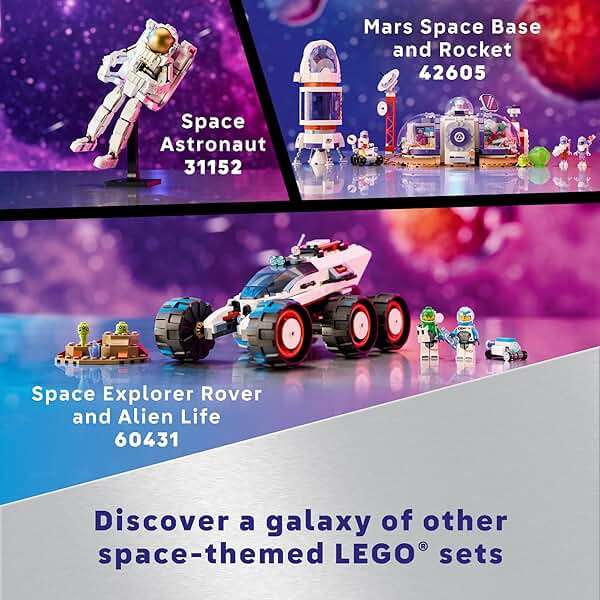LEGO Technic Planet Earth and Moon in Orbit Building Set, Outer Space Birthday Gift for 10 Year Olds, Solar System Toy for Imaginative, Independent Play, Room Décor for Boys & Girls, 42179 - Image 6