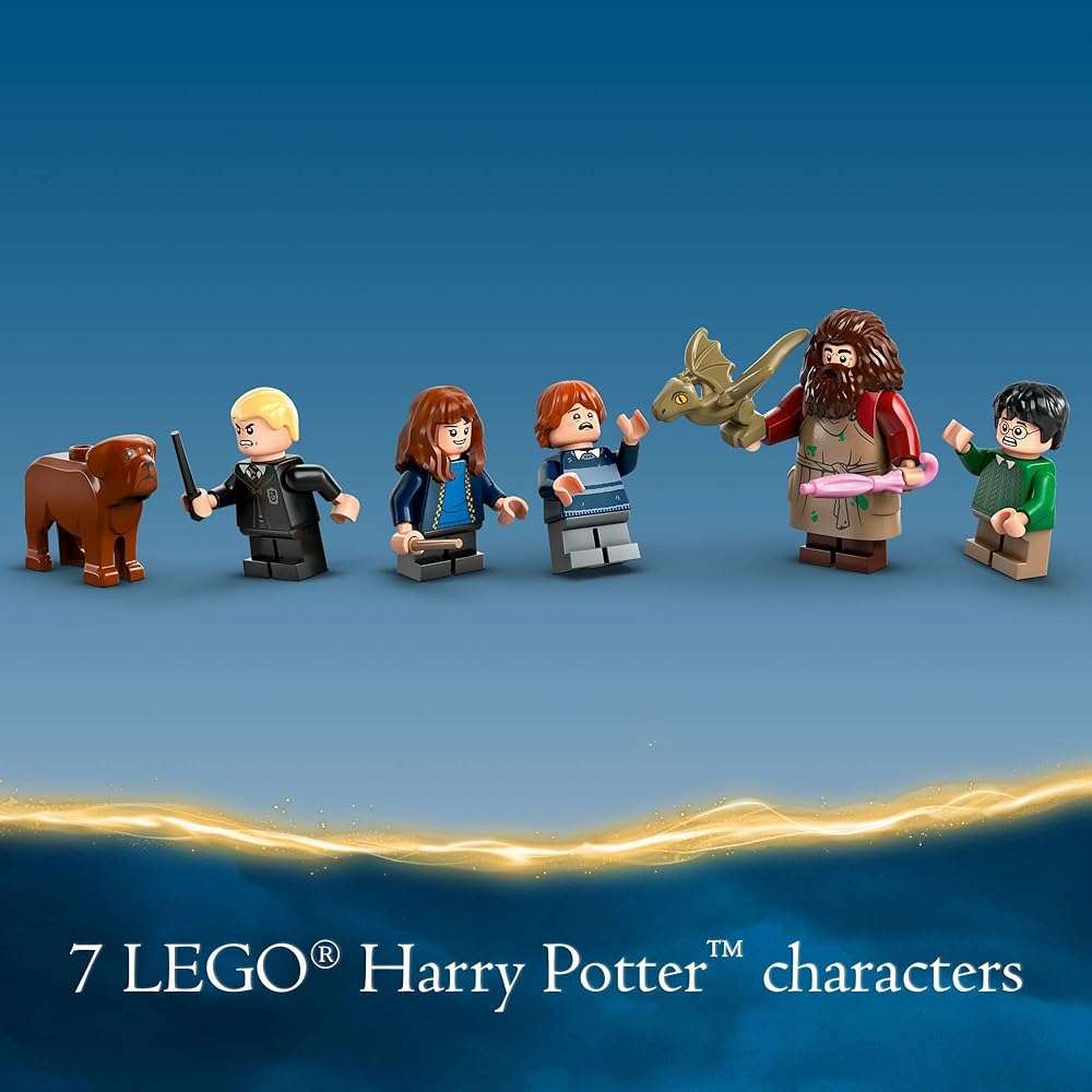 LEGO Harry Potter Hagrid's Hut: an Unexpected Visit - Harry Potter Toy for Boys & Girls Ages 8+ - Kids Building Toys W/Buildable House, 7 Minifigures & Dragon - 76428 - Image 6