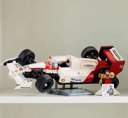 LEGO Icons McLaren MP4/4 & Ayrton Senna Minifigure Model Car Kit - Buildable F1 McLaren Set for Adults, Ages 18+ - Gift for Birthdays - 10330 - Image 2