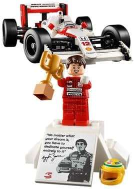 LEGO Icons McLaren MP4/4 & Ayrton Senna Minifigure Model Car Kit - Buildable F1 McLaren Set for Adults, Ages 18+ - Gift for Birthdays - 10330 - Image 4