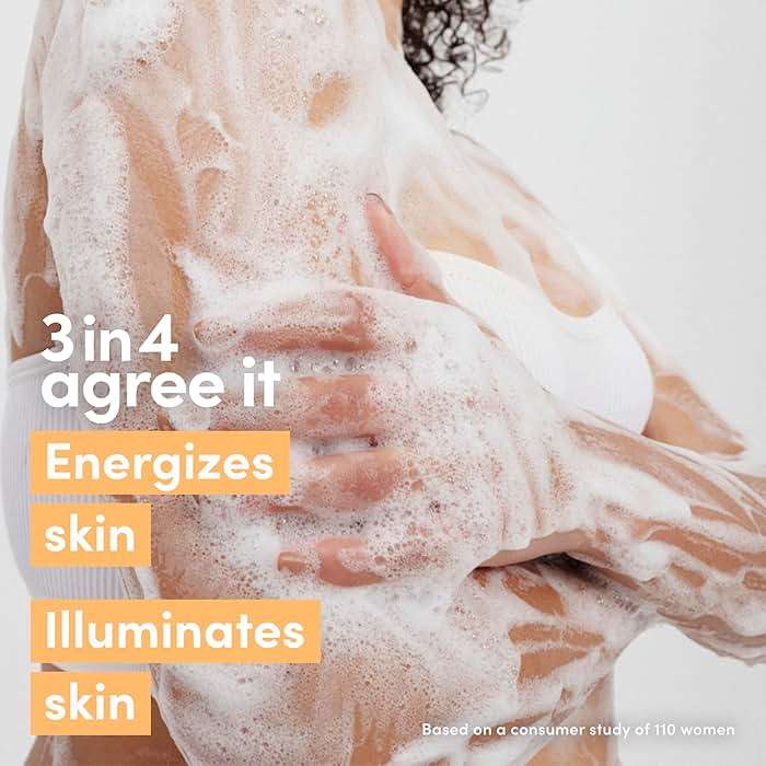 Dove Exfoliating Body Wash Glow Recharge Energizes & illuminates skin 3% brightening serum with vitamin C 18.5 oz - Image 6