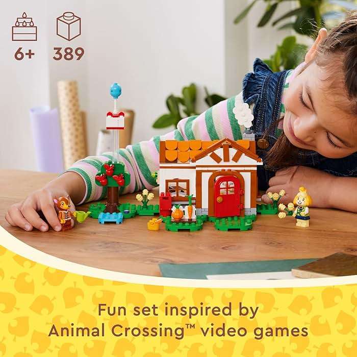 LEGO Animal Crossing Isabelle’s House Visit, Buildable Creative Toy Set for Kids, Includes Fauna and More Animal Crossing Toy Figures, Video Game Birthday Gift for Girls and Boys Ages 6 and Up, 77049 - Image 3
