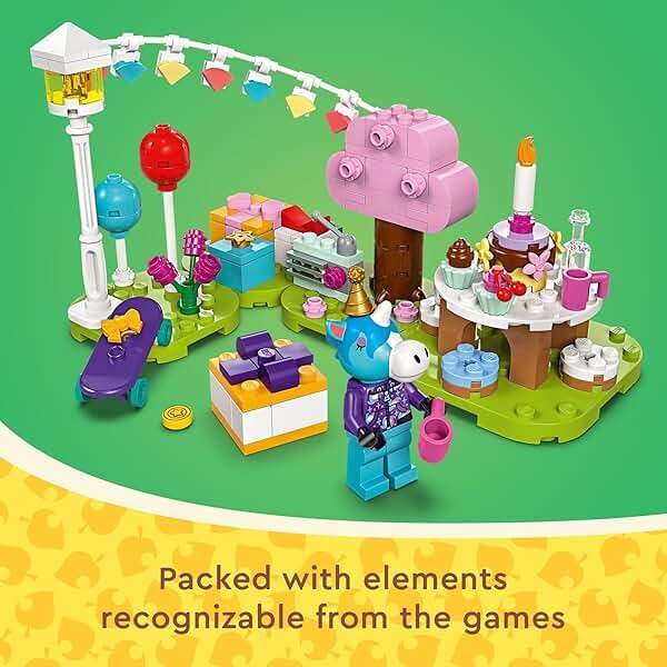 LEGO Animal Crossing Julian’s Birthday Party Video Game Toy for Kids, Animal Crossing Toy from The Video Game Series with Horse Minifigure, Birthday Gift for Girls and Boys Ages 6 and Up, 77046 - Image 5