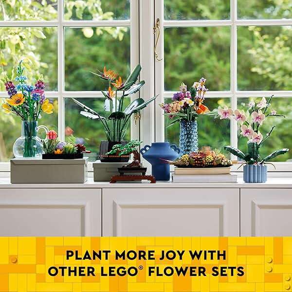 LEGO Cherry Blossom Building Toy for Kids, Girls & Boys, Ages 8+ - Artificial Cherry Blossom Decor for Home & Display - Creative Gift Idea for Plant & Flower Lovers - 40725 - Image 6